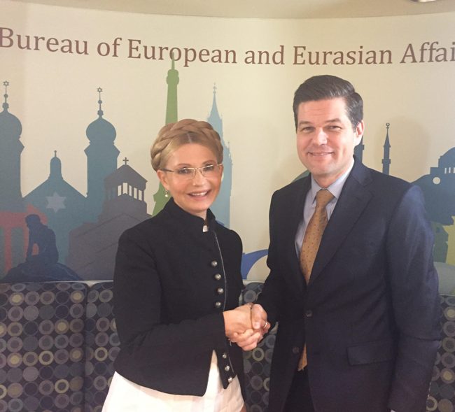 Тимошенко у США зустрілась з американськими дипломатами